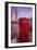 Typical English Red Telephone Box Near Big Ben, Westminster, London, England, UK-Roberto Moiola-Framed Premium Photographic Print