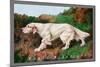 Typical English Setter-null-Mounted Art Print