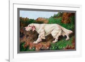 Typical English Setter-null-Framed Art Print