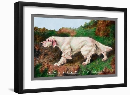 Typical English Setter-null-Framed Art Print