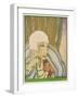Typical Flapper with Platinum Blonde Bobbed Hair Green Eye-Shadow Rouge and Pencil Thin Eyebrows-Barjanbey-Framed Art Print