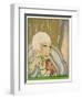 Typical Flapper with Platinum Blonde Bobbed Hair Green Eye-Shadow Rouge and Pencil Thin Eyebrows-Barjanbey-Framed Art Print