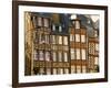 Typical Half Timbered Houses, Old Town, Rennes, Brittany, France, Europe-Guy Thouvenin-Framed Photographic Print