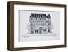 Typical Haussmann architecture on Rue du Louvre, Paris, France-Richard Lawrence-Framed Photographic Print