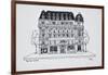 Typical Haussmann architecture on Rue du Louvre, Paris, France-Richard Lawrence-Framed Photographic Print