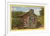 Typical Home in Great Smoky Mountains-null-Framed Premium Giclee Print