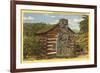 Typical Home in Great Smoky Mountains-null-Framed Premium Giclee Print