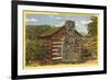 Typical Home in Great Smoky Mountains-null-Framed Premium Giclee Print
