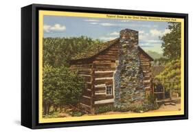 Typical Home in Great Smoky Mountains-null-Framed Stretched Canvas