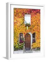 Typical House Covered with Vines, Hautvilliers, Marne Valley, Champagne Ardenne, France-Matteo Colombo-Framed Photographic Print