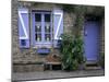 Typical House, Ile De Groix, Brittany, France-Guy Thouvenin-Mounted Photographic Print