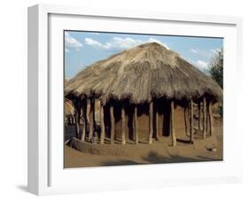 Typical House in Village, Zambia, Africa-Sassoon Sybil-Framed Photographic Print