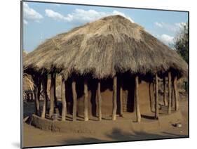 Typical House in Village, Zambia, Africa-Sassoon Sybil-Mounted Photographic Print