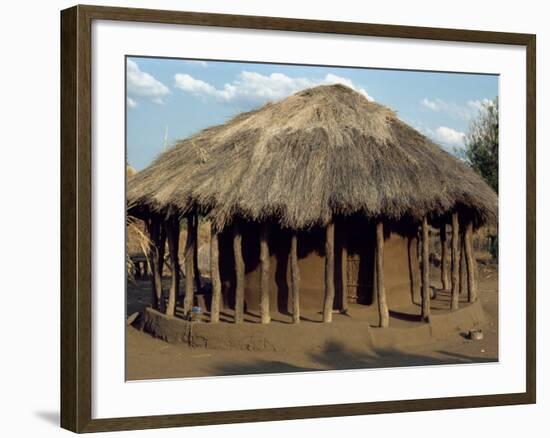 Typical House in Village, Zambia, Africa-Sassoon Sybil-Framed Photographic Print