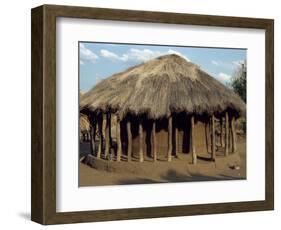 Typical House in Village, Zambia, Africa-Sassoon Sybil-Framed Photographic Print