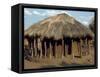 Typical House in Village, Zambia, Africa-Sassoon Sybil-Framed Stretched Canvas