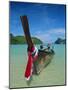 Typical Long Tail Boat, Ao Dalam Bay, Phi-Phi Don Island, Krabi Province, Thailand, Asia-Gavin Hellier-Mounted Photographic Print