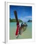 Typical Long Tail Boat, Ao Dalam Bay, Phi-Phi Don Island, Krabi Province, Thailand, Asia-Gavin Hellier-Framed Photographic Print