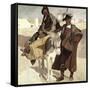 Typical Men of La Mancha-Joaquín Sorolla y Bastida-Framed Stretched Canvas