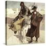 Typical Men of La Mancha-Joaquín Sorolla y Bastida-Stretched Canvas