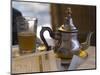 Typical Mint Tea, Cafe Des Negociants, Gueliz (New Town), Marrakech, Morocco, North Africa, Africa-Ethel Davies-Mounted Premium Photographic Print