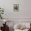 Typical Moroccan Architecture, Riad Adobe Walls, Fountain and Flower Pots, Morocco, Africa-Guy Thouvenin-Framed Photographic Print displayed on a wall