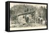 Typical Mountain Home in Kentucky-null-Framed Stretched Canvas