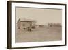 Typical Nebraska Farm 1890-null-Framed Art Print