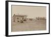 Typical Nebraska Farm 1890-null-Framed Art Print