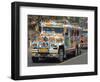 Typical Painted Jeepney (Local Bus), Baguio, Cordillera, Luzon, Philippines, Southeast Asia, Asia-null-Framed Photographic Print