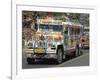 Typical Painted Jeepney (Local Bus), Baguio, Cordillera, Luzon, Philippines, Southeast Asia, Asia-null-Framed Photographic Print