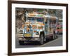 Typical Painted Jeepney (Local Bus), Baguio, Cordillera, Luzon, Philippines, Southeast Asia, Asia-null-Framed Photographic Print