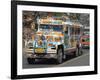 Typical Painted Jeepney (Local Bus), Baguio, Cordillera, Luzon, Philippines, Southeast Asia, Asia-null-Framed Photographic Print