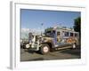 Typical Painted Jeepney (Local Bus), Urdaneta, Northern Luzon, Philippines, Southeast Asia, Asia-null-Framed Photographic Print