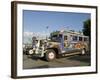 Typical Painted Jeepney (Local Bus), Urdaneta, Northern Luzon, Philippines, Southeast Asia, Asia-null-Framed Photographic Print