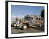 Typical Painted Jeepney (Local Bus), Urdaneta, Northern Luzon, Philippines, Southeast Asia, Asia-null-Framed Photographic Print