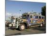 Typical Painted Jeepney (Local Bus), Urdaneta, Northern Luzon, Philippines, Southeast Asia, Asia-null-Mounted Photographic Print