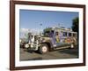 Typical Painted Jeepney (Local Bus), Urdaneta, Northern Luzon, Philippines, Southeast Asia, Asia-null-Framed Photographic Print