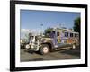 Typical Painted Jeepney (Local Bus), Urdaneta, Northern Luzon, Philippines, Southeast Asia, Asia-null-Framed Photographic Print