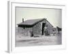 Typical Prairie Sodhouse, Wichita County, Kansas, c.1880-null-Framed Photographic Print