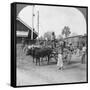 Typical Railway Station, Katha, Burma, 1908-null-Framed Stretched Canvas