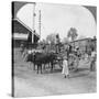 Typical Railway Station, Katha, Burma, 1908-null-Stretched Canvas