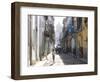 Typical Residential Street in Havana Vieja, Havana, Cuba-Lee Frost-Framed Photographic Print