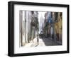 Typical Residential Street in Havana Vieja, Havana, Cuba-Lee Frost-Framed Photographic Print