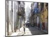 Typical Residential Street in Havana Vieja, Havana, Cuba-Lee Frost-Mounted Photographic Print