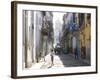 Typical Residential Street in Havana Vieja, Havana, Cuba-Lee Frost-Framed Photographic Print