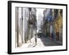 Typical Residential Street in Havana Vieja, Havana, Cuba-Lee Frost-Framed Photographic Print