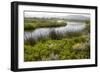 Typical Sardinian Landscape, Water Pond and Mountains in the Background, Costa Degli Oleandri-Guy Thouvenin-Framed Photographic Print