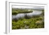 Typical Sardinian Landscape, Water Pond and Mountains in the Background, Costa Degli Oleandri-Guy Thouvenin-Framed Photographic Print