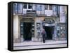 Typical Shop Fronts in the City Centre, Lisbon, Portugal, Europe-Gavin Hellier-Framed Stretched Canvas